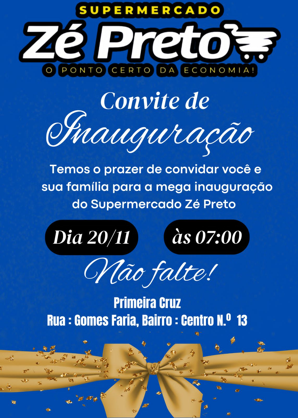 INAUGURAÇAO CHICO PRETO